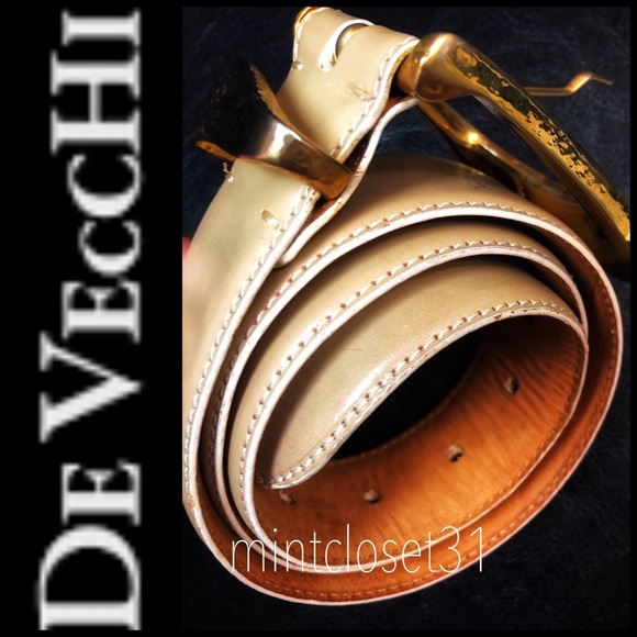 De Vecchi Accessories - De Vecchi Italy Leather Belt